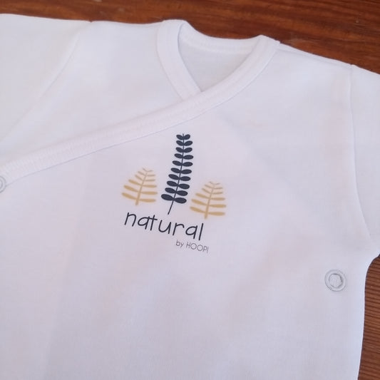 Camiseta cruzada Natural
